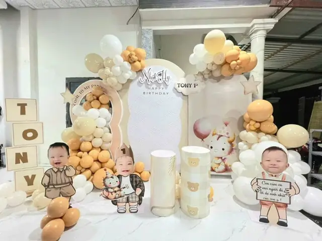 Gói Combo Trang Trí Sinh Nhật Cho Bé Tại Nhà Đa Back Giá 4.300.000 - 6.600.000 Đ