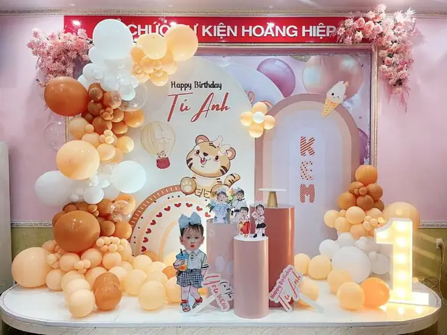 Gói Combo Trang Trí Sinh Nhật Cho Bé 2 Back Giá Từ 2.800.000 - 3.200.000