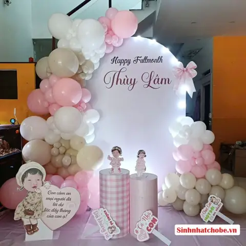 Gói Combo Trang Trí Sinh Nhật Cho Bé Với Phông Chữ U Từ 1.700.000 - 2.200.0000