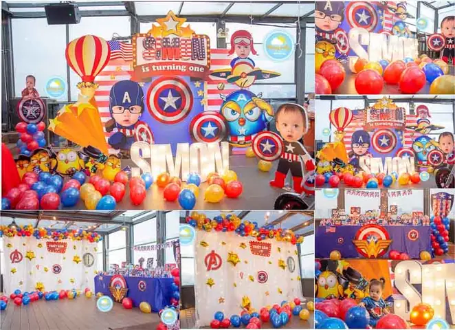 Trang Trí Sinh Nhật Đẹp Cho Bé Trai.