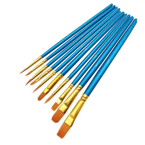 Bộ Cọ Vẽ 10 Chiếc | Dụng Cụ Trang Trí Bánh Kem, Socola