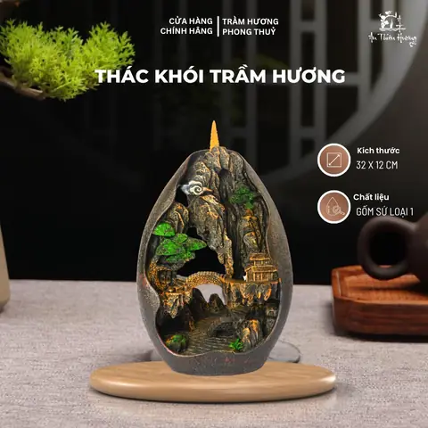 Thác Xông Trầm Hương Hòn Non Bộ - An Thiên Hương