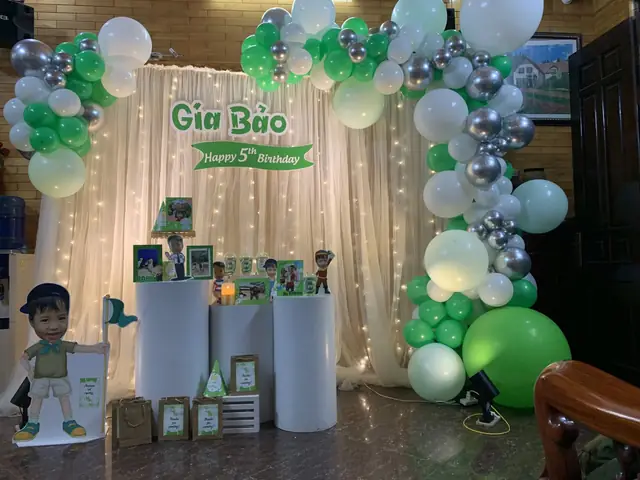 Mẫu Trang Trí Sinh Nhật Cho Bé 3 Tuổi