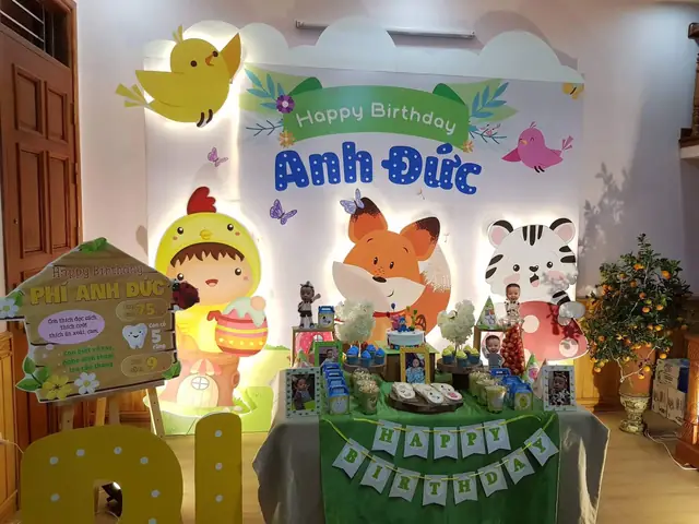 Mẫu Trang Trí Sinh Nhật Cho Bé Đơn Giản Khi Mới 1 Tuổi