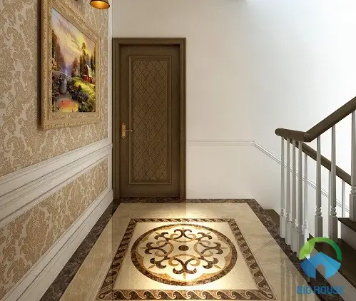 Gạch Thảm Trang Trí Chiếu Nghỉ Cầu Thang