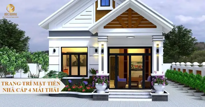 69 Mẫu Trang Trí Mặt Tiền Nhà Cấp 4 Mái Thái Đẹp