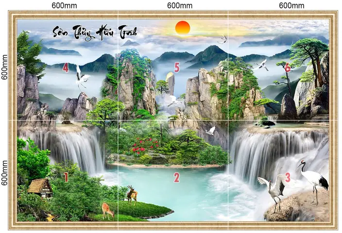 Gạch Tranh Trang Trí Ak10 Bền Đẹp, Giá Rẻ