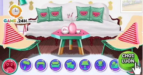 Game Ngôi Nhà Trái Cây - Trò Chơi Trang Trí Ngôi Nhà 24h