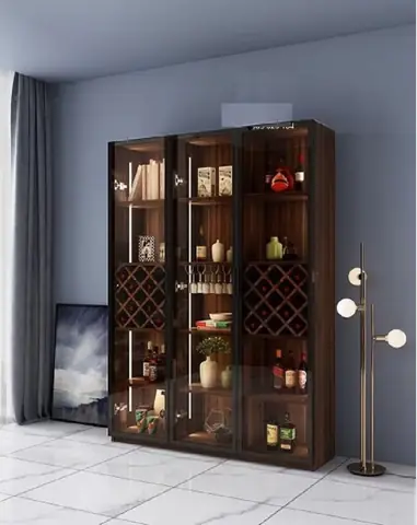 Kệ Tủ Rượu Trang Trí - Tủ Rượu Gỗ Công Nghiệp Cao Cấp - Nội Thất ...
