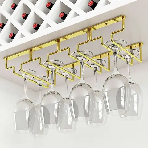 Giá, Kệ Treo Ly Rượu Vang Để Bàn, Gắn Trần Inox 304 Cao Cấp