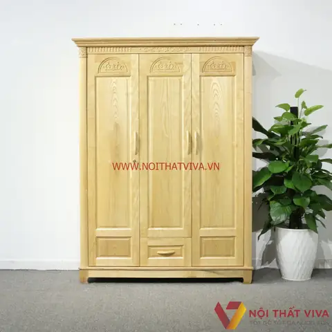 Tủ Quần Áo Gỗ Sồi Đẹp, Giá Rẻ