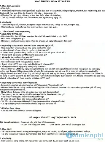 Hình Ảnh Cho Giáo Án Trang Trí Thiệp Tết: