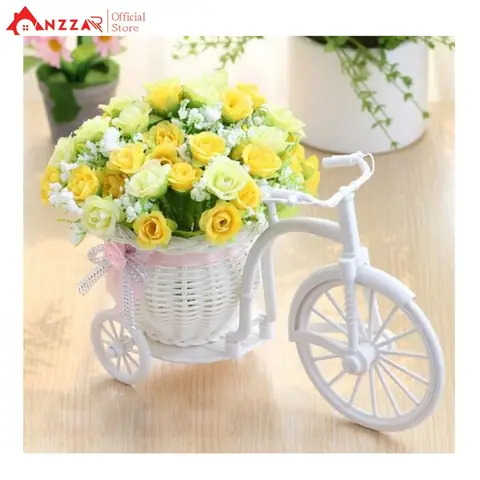 Giỏ Hoa Nhựa Trang Trí Sân Vườn