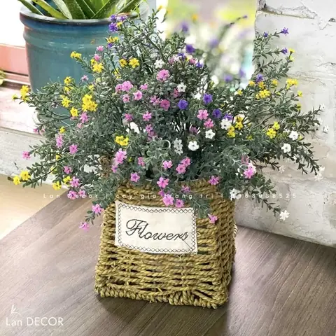 Mua Giỏ Hoa Nhựa Trang Trí