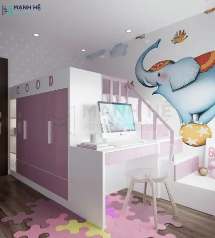 Giường Cho Bé Gái