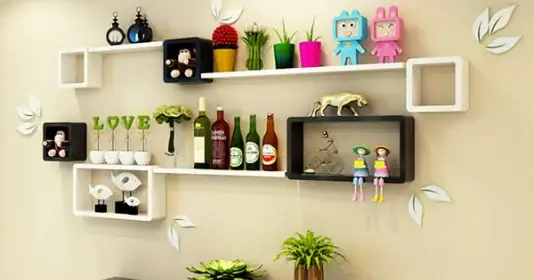 Kệ Gỗ Trang Trí Treo Tường Giá Rẻ | Homeaz.vn