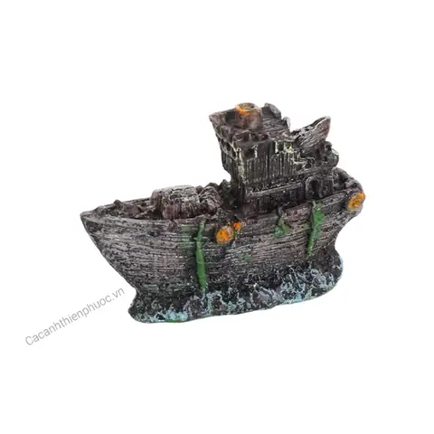 Thuyền Gỗ Trang Trí Hồ Thuỷ Sinh- Đồ Chơi Thuỷ Sinh- Cá Cảnh ...