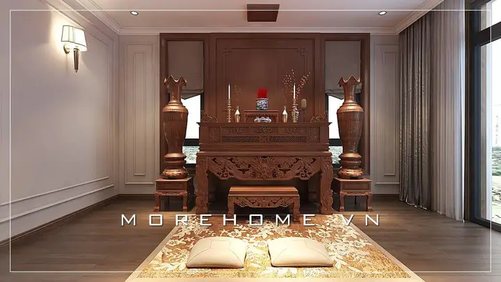 Hình Ảnh 18 Mẫu Phòng Thờ Đẹp Hợp Phong Thủy Được Yêu Thích