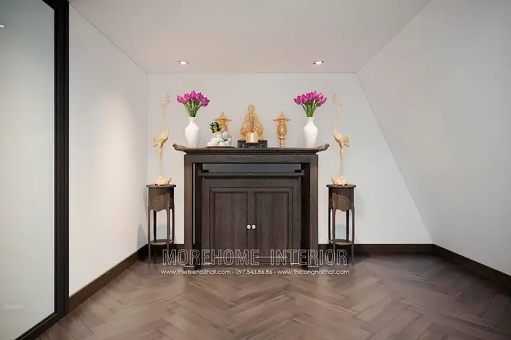 Hình Ảnh 18 Mẫu Phòng Thờ Đẹp Hợp Phong Thủy Được Yêu Thích