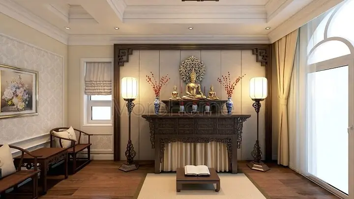 Hình Ảnh 18 Mẫu Phòng Thờ Đẹp Hợp Phong Thủy Được Yêu Thích