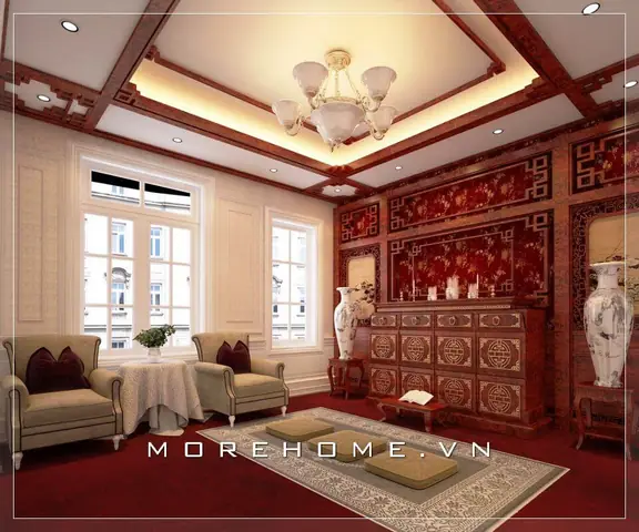 Hình Ảnh 18 Mẫu Phòng Thờ Đẹp Hợp Phong Thủy Được Yêu Thích