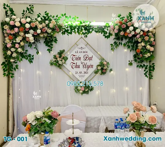 Gói Trang Trí Đám Cưới Đẹp Tg-001