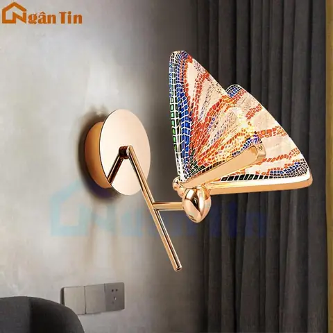 Đèn Led Treo Tường Ốp Tường Hình Bướm Vpl110 Ngân Tin