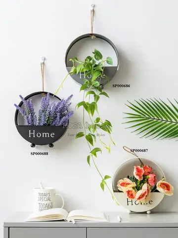 Giỏ Hoa Treo Tường Home Trang Trí Decor Tường - Misa House Giỏ Hoa Treo Tường Home Trang Trí Decor Tường - Misa House