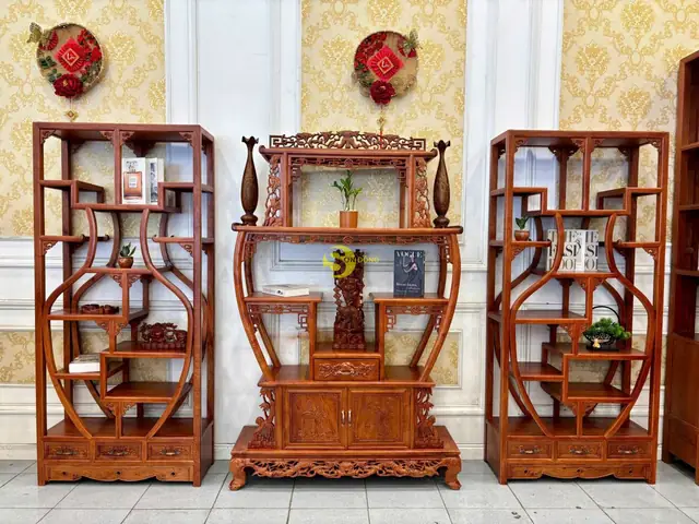 Kệ Trang Trí Gỗ Tự Nhiên| Chính Hãng, Giá Tốt 2025