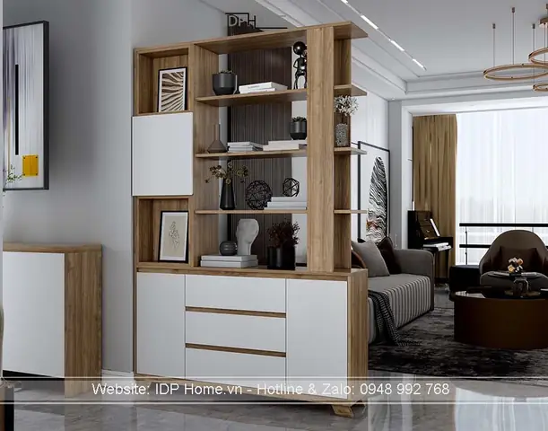 Chi Tiết Ký Thuật Tủ Trang Trí Phòng Khách Đẹp Ts6816: