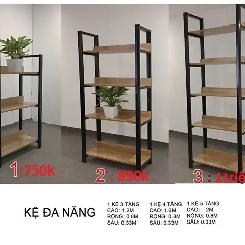 Kệ Gỗ Trang Trí - Nội Thất Cộng