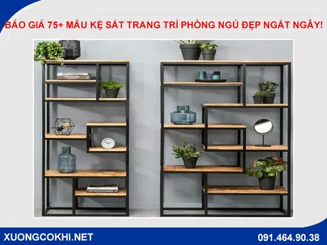 Có Nên Làm Kệ Sắt Trang Trí Phòng Ngủ? Có Nên Làm Kệ Sắt Trang Trí Phòng Ngủ?