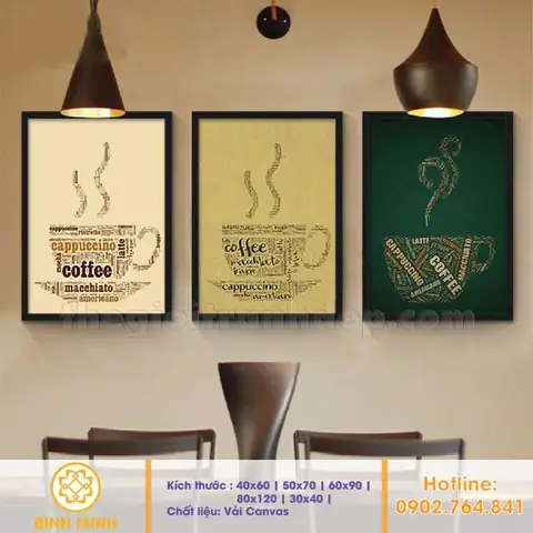 Khung Tranh Trang Trí Quán Cafe Có Nhiều Mẫu Như Thế Nào?