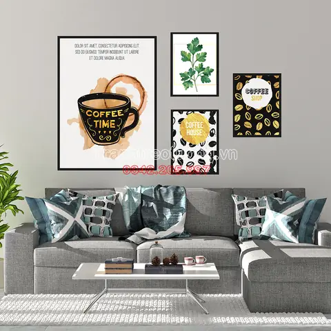 Khung Tranh Trang Trí Quán Cafe Có Nhiều Mẫu Như Thế Nào?