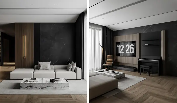 Kích Thước Phòng Khách Tiêu Chuẩn Tùy Vào Diện Tích Tổng Thể Của Ngôi Nhà