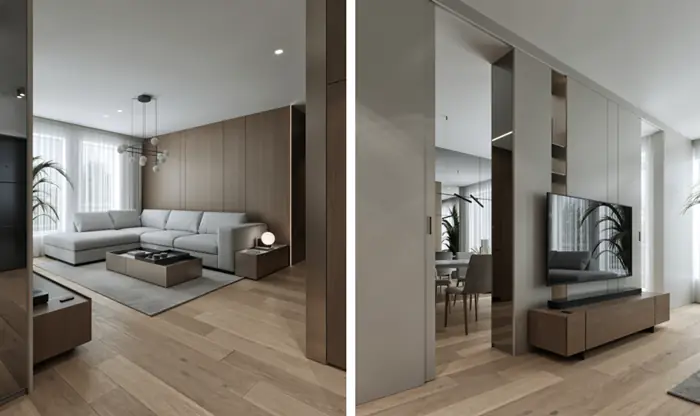 Bố Trí Nội Thất Phòng Khách 12 – 18m2