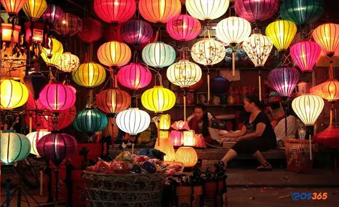 Lồng Đèn Đỏ Trang Trí Tết