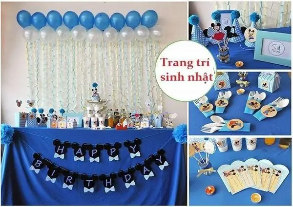 Hướng Dẫn Cách Trang Trí Sinh Nhật Đơn Giản Mà Cực Đẹp – Party Vui
