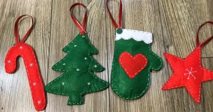 Khéo Làm Đồ Trang Trí Noel Bằng Vải Nỉ