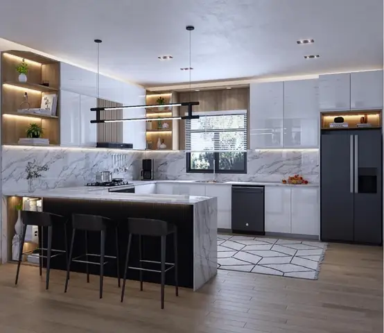 Tủ Quầy Bar Phòng Bếp