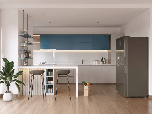 Mẫu Phòng Bếp Có Quầy Bar