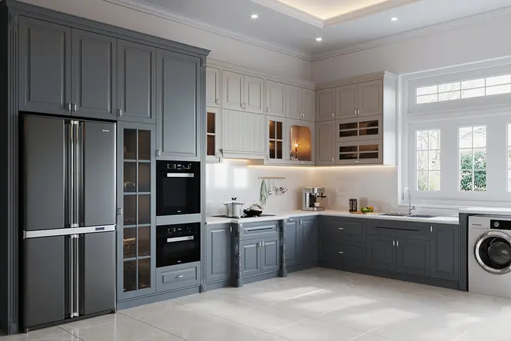 Mẫu Bếp Tân Cổ Điển