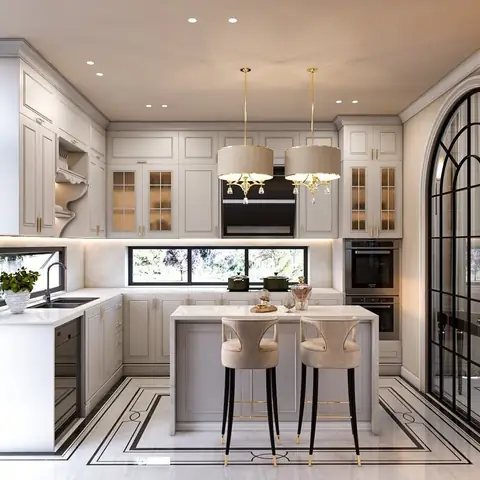 Ưu Và Nhược Điểm Của Mẫu Tủ Bếp Tân Cổ Điển