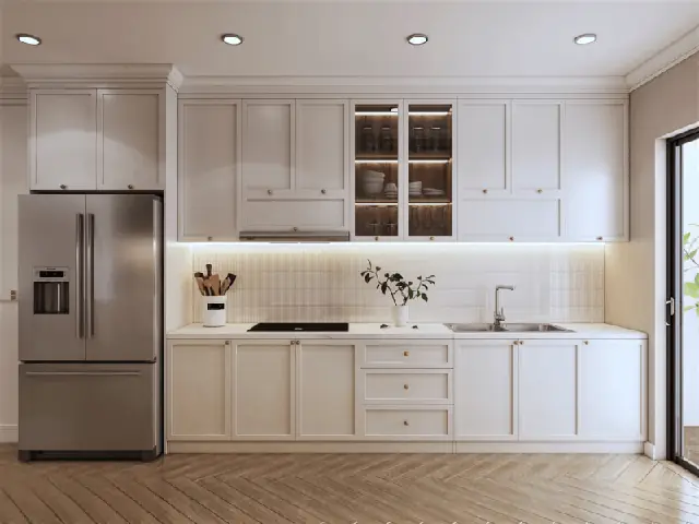 Mẫu Tủ Bếp Cổ Điển