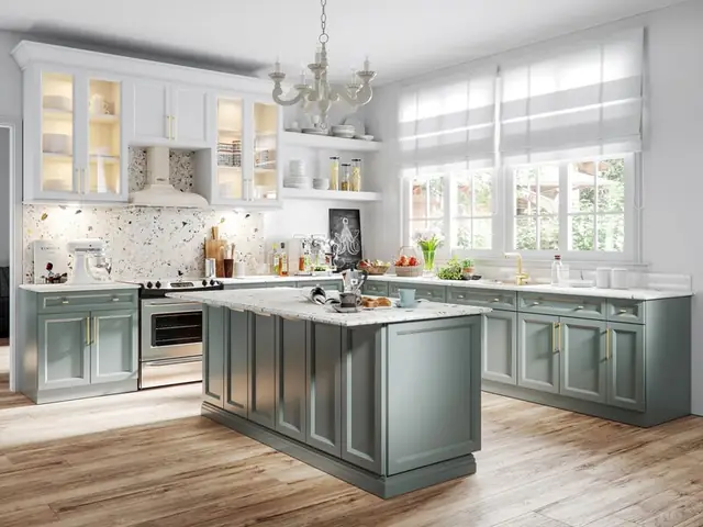 Tủ Bếp Tân Cổ Điển