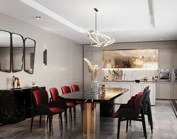 Đèn Thả Trần Phòng Bếp