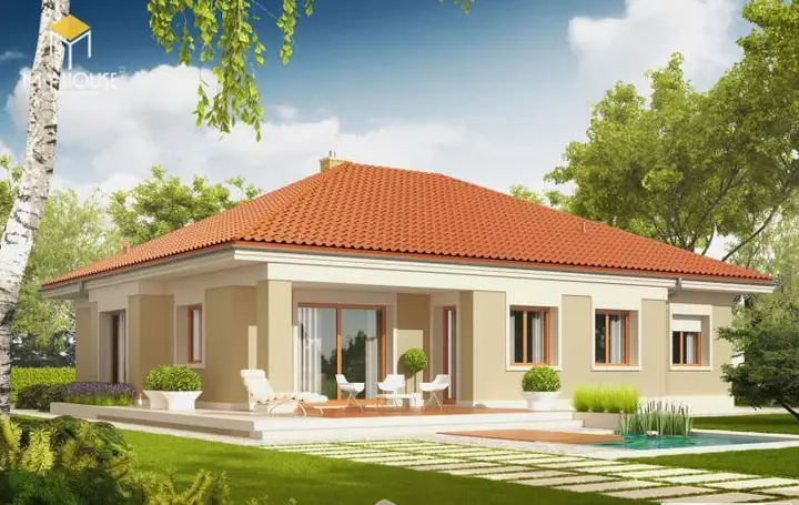 Mẫu Nhà Vuông Cấp 4 Đẹp Ấn Tượng