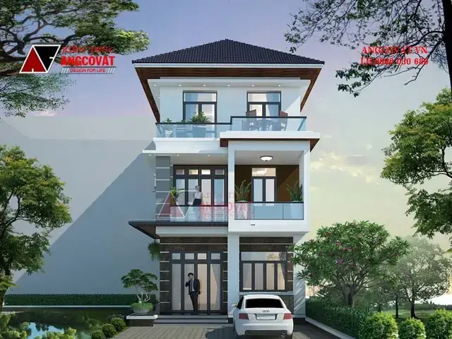 Ứng Dụng Vật Liệu Hiện Đại: Kính, Mái Ngói Và Màu Sắc