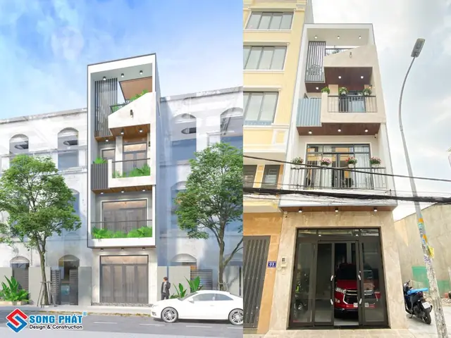 Mẫu Nhà Mặt Tiền 4m 3 Tầng Mẫu Nhà Mặt Tiền 4m 3 Tầng