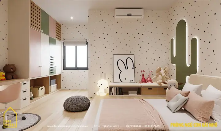 11. Phòng Ngủ Cho Bé Gái Đẹp, Dễ Thương